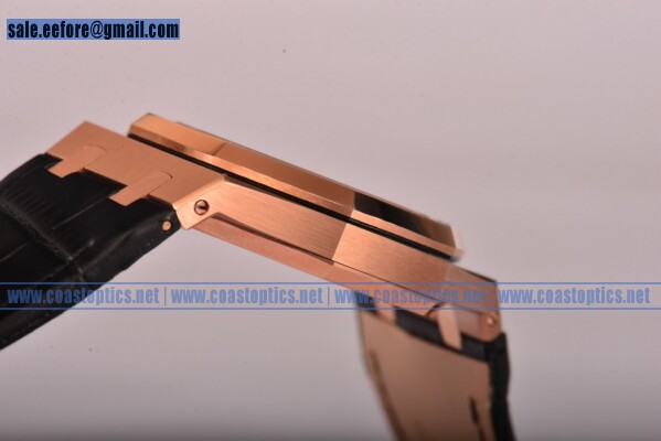 Audemars Piguet Royal Oak Perfect Replica Watch Rose Gold 15400or.oo.d002cr.01 (BP)